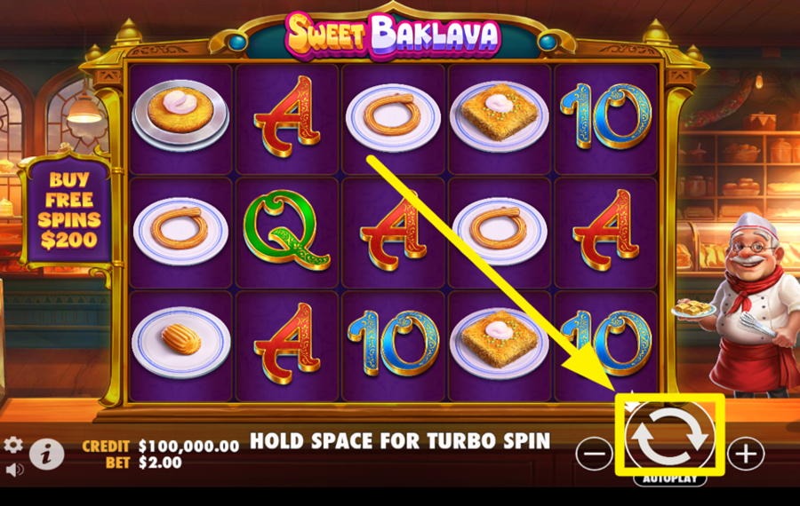 Sweet Baklava SPIN THE REELS.