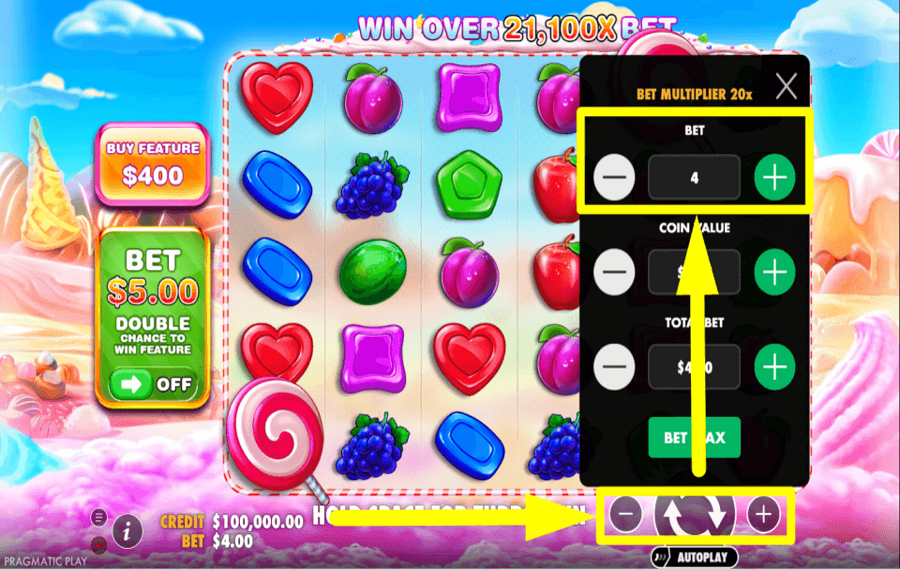 Sweet Bonanza ASSIGN THE BET.