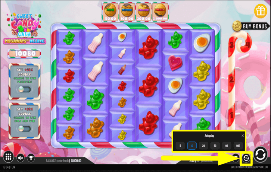 Sweet Candy Cash Megaways Deluxe CONSIDER AUTOPLAY.
