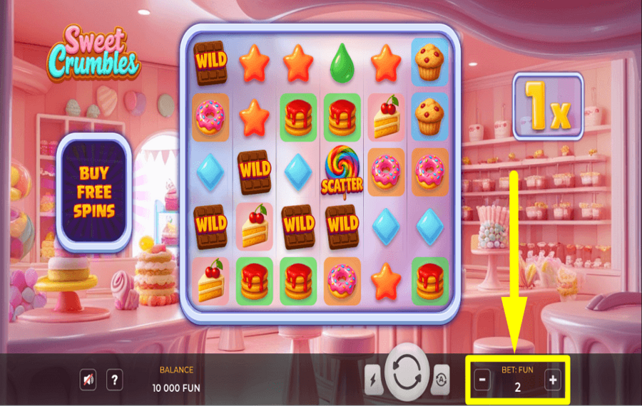 Sweet Crumbles GEBEN SIE IHRE WETTE AB.