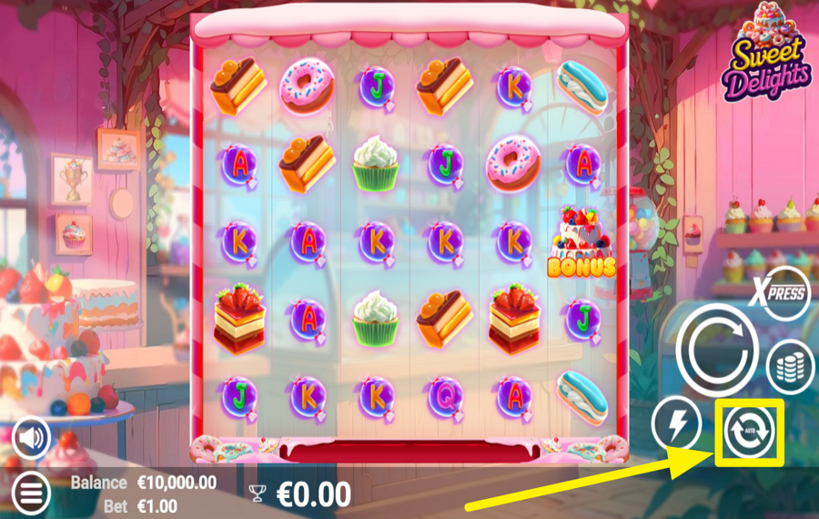 Sweet Delights ИСПОЛЬЗУЙТЕ ФУНКЦИЮ АВТОВОСПРОИЗВЕДЕНИЯ.