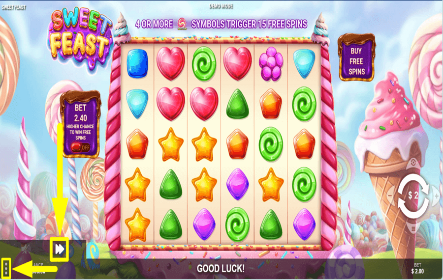 Sweet Feast ÄNDERE DAS TEMPO.