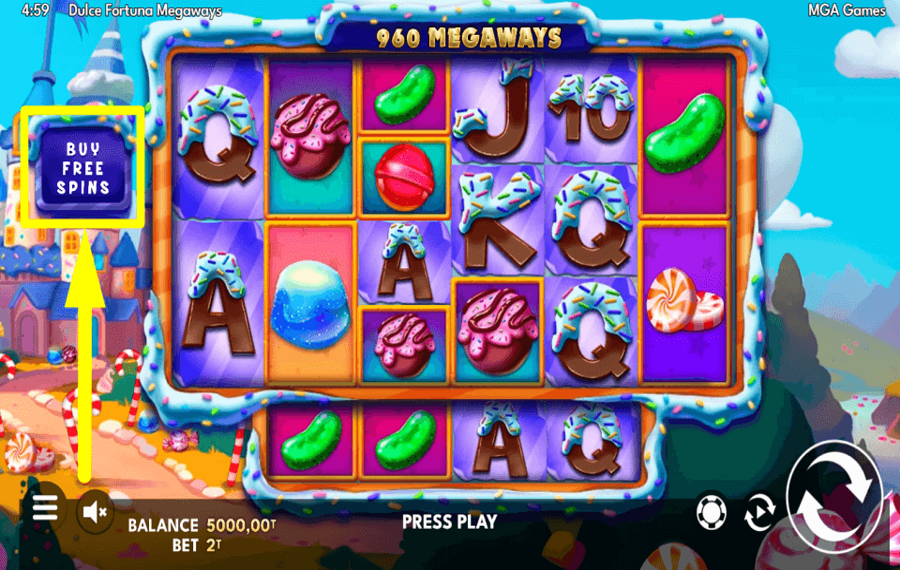 Sweet Fortune Megaways ACHETEZ DES TOURS SUPPLÉMENTAIRES.