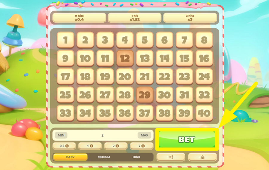 Sweet Keno ENTREZ DANS L'ACTION!