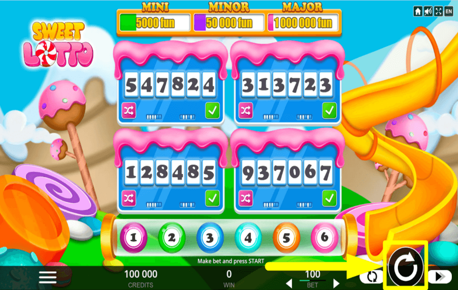 Sweet Lotto CLICCA GIRA PER VINCERE.