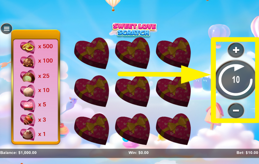 Sweet Love Scratch UTILIZE AUTOPLAY.