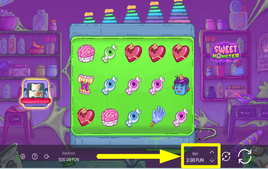 Sweet Monster СДЕЛАЙТЕ СТАВКУ.