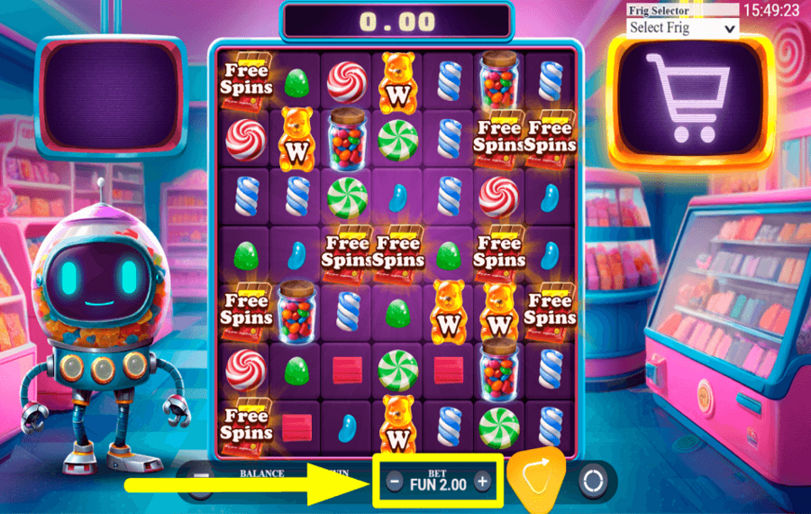 Sweet Saga SELECT THE WAGER.