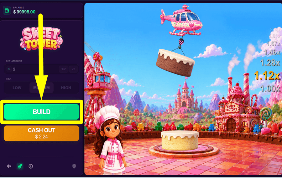 Sweet Tower AUGMENTER LA VALEUR DU PRIX.