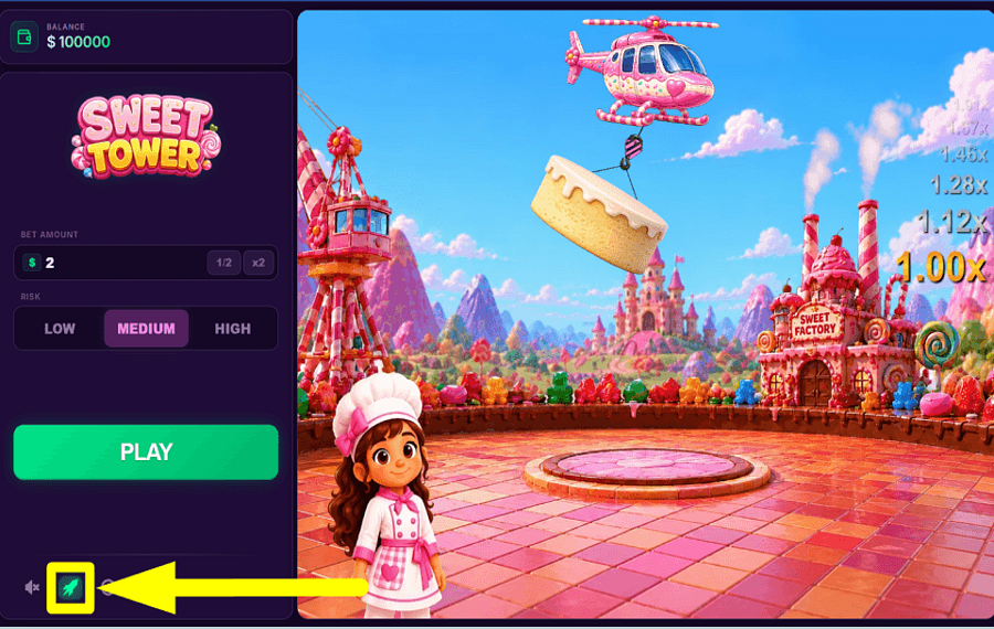 Sweet Tower ACTIVER LE MODE TURBO.