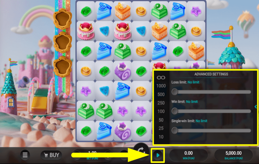 Sweetopia Royale ENABLE THE AUTOPLAY FEATURE.