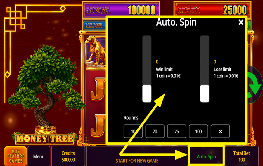 Swintt Money Tree ЗАПУСК АВТОМАТИЧЕСКИХ ВРАЩЕНИЙ.