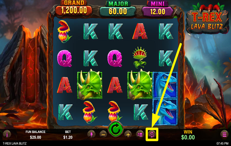 T Rex Lava Blitz UTILIZE AUTOPLAY.