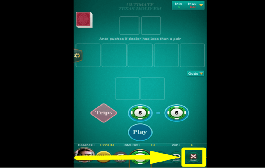 TaDa Games Ultimate Texas Holdem DÉGAGEZ LA VOIE.