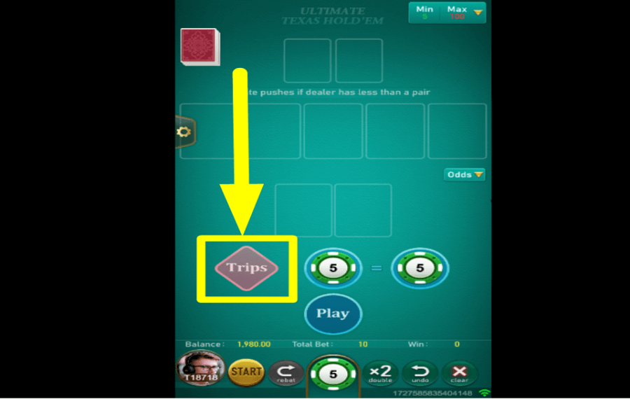 TaDa Games Ultimate Texas Holdem FAITES UN VOYAGE.