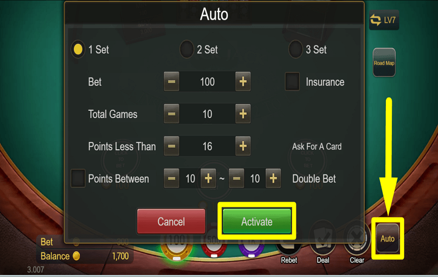 TaDa Gaming Blackjack ВКЛЮЧИТЬ АВТОВОСПРОИЗВЕДЕНИЕ.