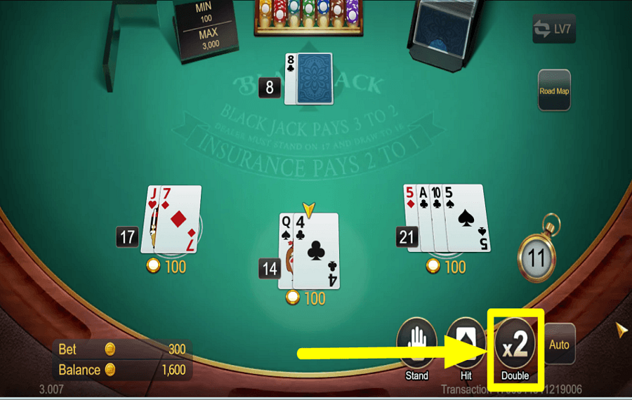 TaDa Gaming Blackjack ПОВЫСЬТЕ СТАВКИ.