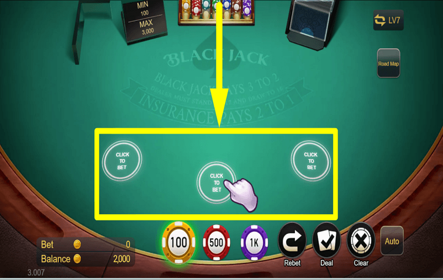TaDa Gaming Blackjack ПОСТАВЬТЕ НА ПОЛЕ СВОИ КРЕДИТНЫЕ АКЦИИ.