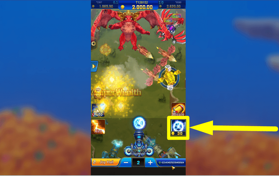 TaDa Gaming Dragon Fortune FIRE THE LASER.