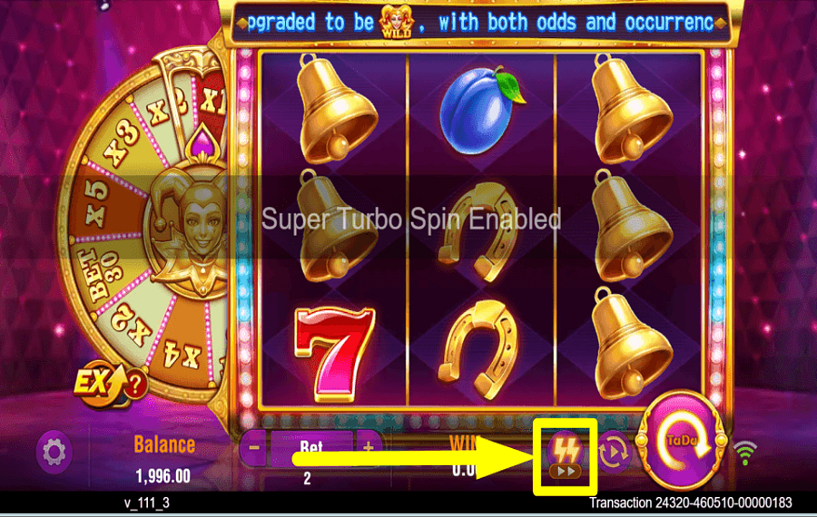 TaDa Gaming Golden Joker CONTROL THE PACE.