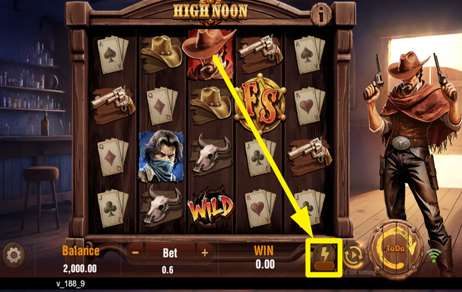TaDa Gaming High Noon アクションのスピードを上げろ。
