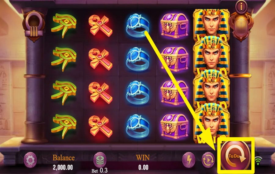 TaDa Gaming Rise of Egypt UNISCITI ALLA FILATURA.