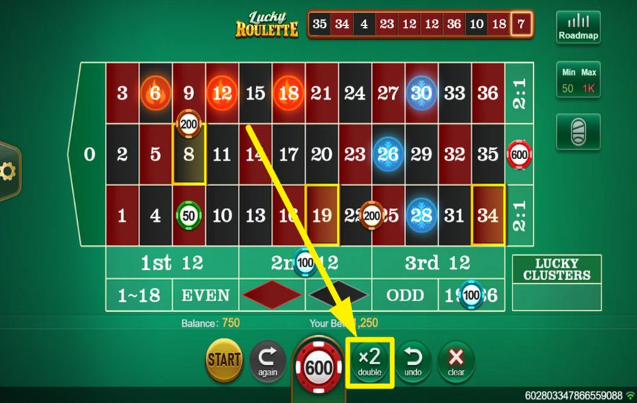 TaDa Gaming Lucky Roulette DOUBLEZ VOTRE MISE ACTUELLE.