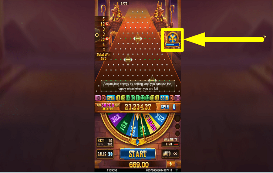 TaDa Gaming Plinko Empire ルーレットを回そう。