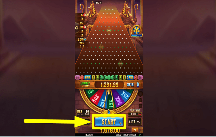 TaDa Gaming Plinko Empire ギャンブルを始めよう。