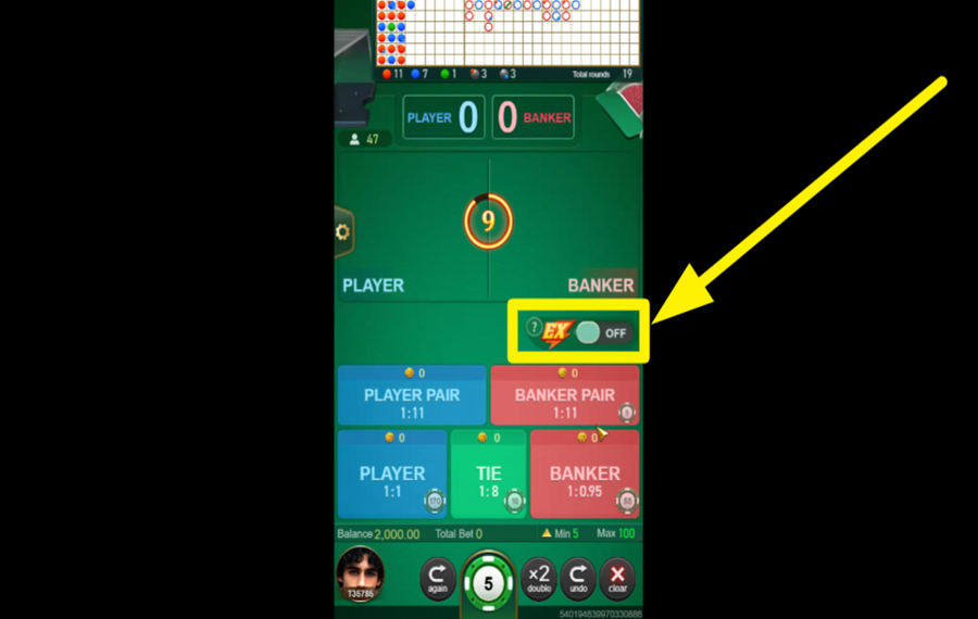 TaDa Gaming Speed Baccarat ACTIVER LE PARI LIGHTNING.