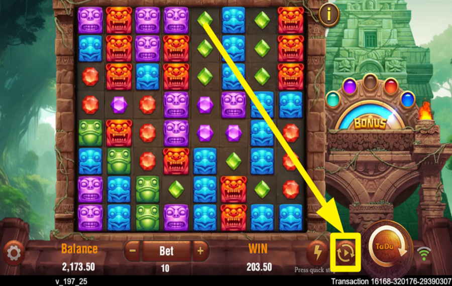 TaDa Gaming Treasure Quest ВКЛЮЧИТЬ АВТОВОСПРОИЗВЕДЕНИЕ.