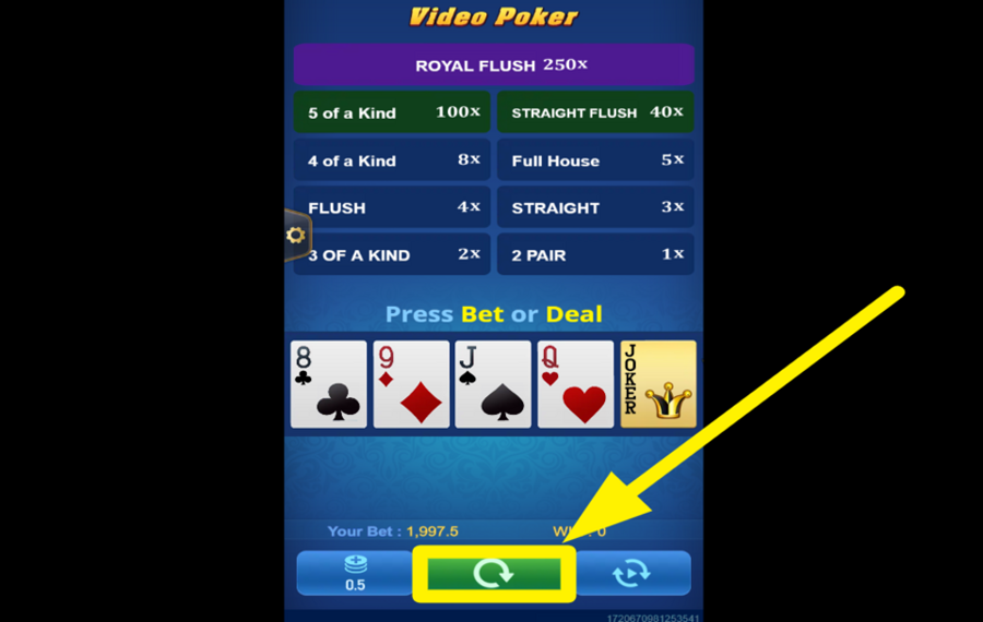 TaDa Gaming Video Poker ENTREZ DANS L'ACTION !