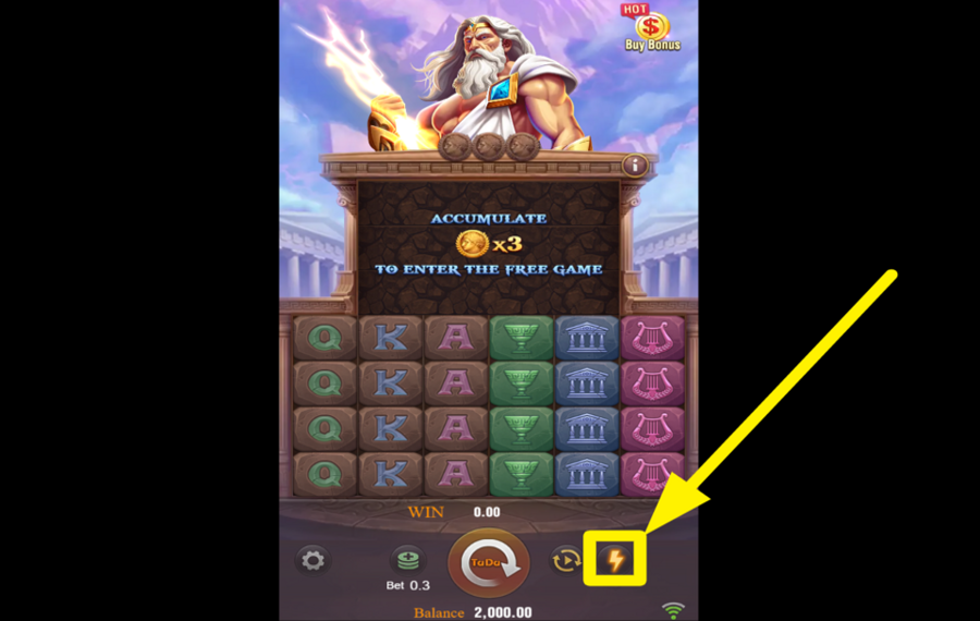 TaDa Gaming Zeus CAMBIAR LA VELOCIDAD.