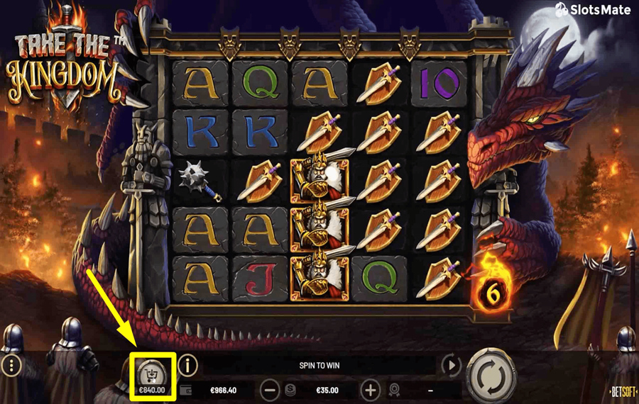 Take the Kingdom Using the optional “Bonus Buy” feature.