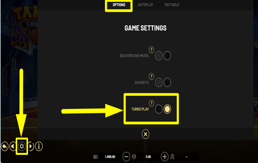 Take the Shot BESCHLEUNIGEN SIE DAS TEMPO.