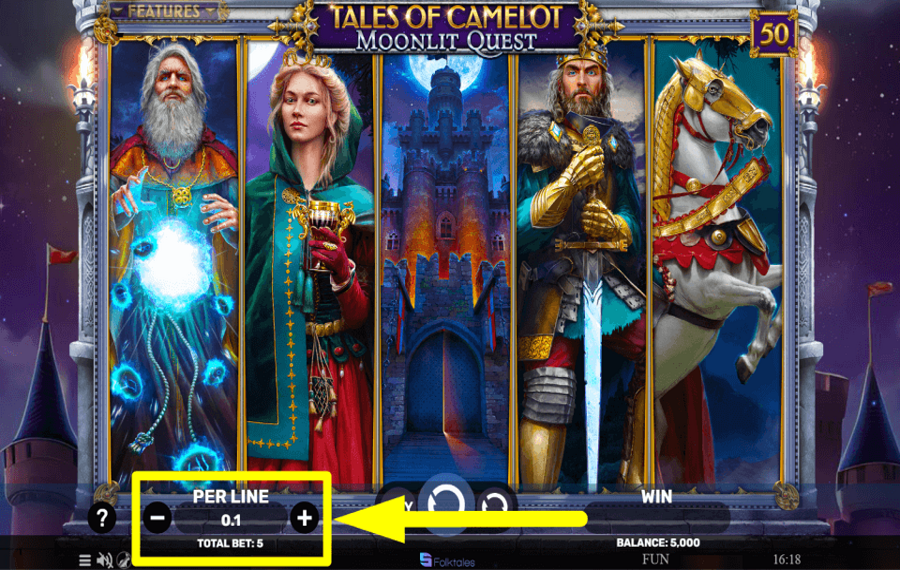Tales of Camelot Moonlit Quest BESTIMMEN SIE IHREN EINSATZ.