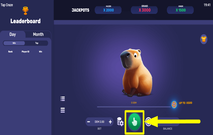 Tap Craze START PLAYING.