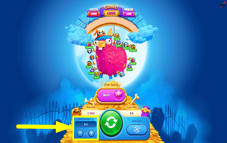 Tapinata DETERMINE YOUR WAGER.