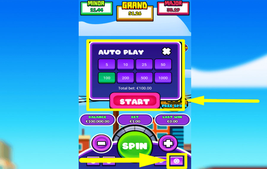 Tappy Bird UTILIZZA LA RIPRODUZIONE AUTOMATICA.