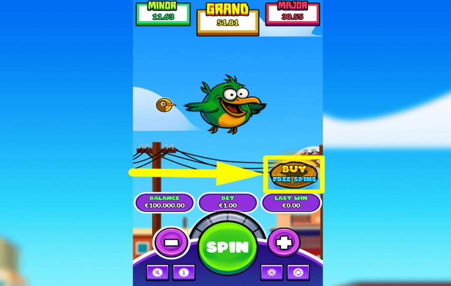 Tappy Bird ACQUISTA GIRI EXTRA.