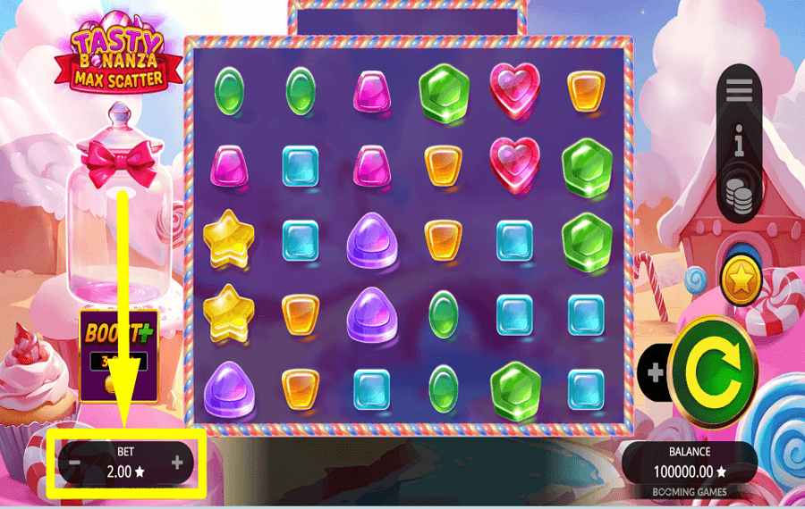 Tasty Bonanza Max Scatter ОПРЕДЕЛИТЕ СТАВКУ.