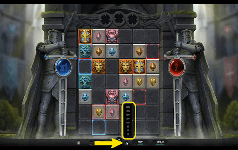 Templar Tumble 2 Dream Drop Using the optional “Autoplay” feature