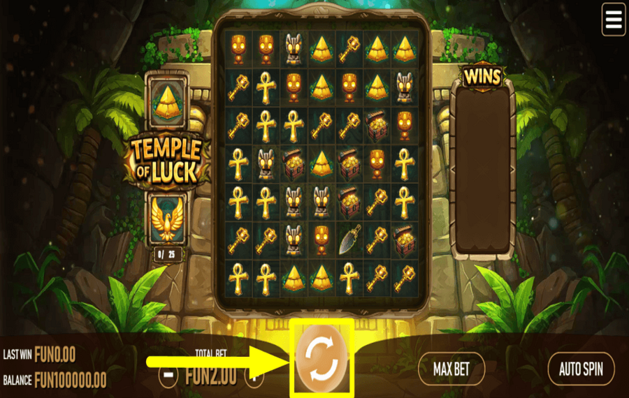 Temple of Luck TIME TO GAMBLE.