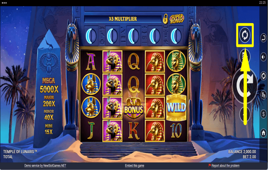 Temple of Lunaris AUTOPLAY VERWENDEN.