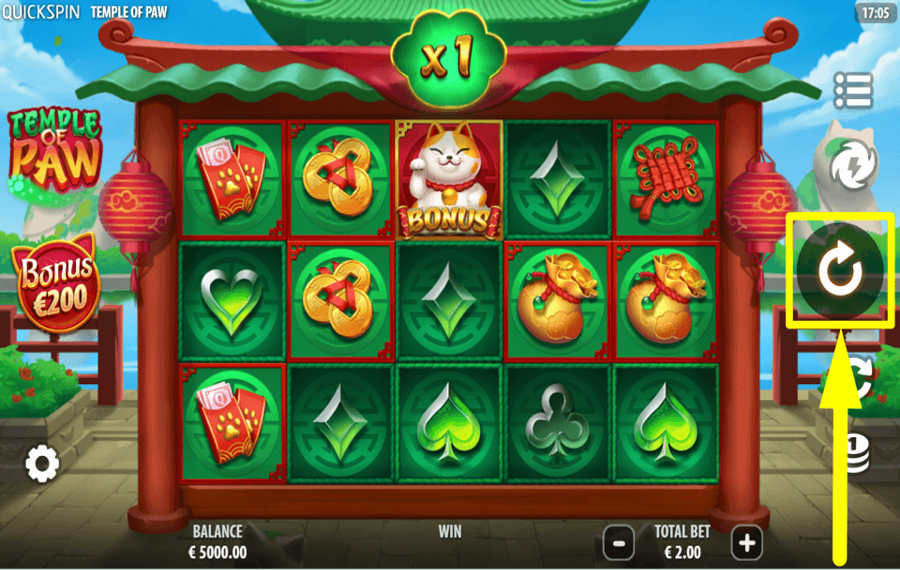 Temple of Paw PUNTA AL PREMIO.