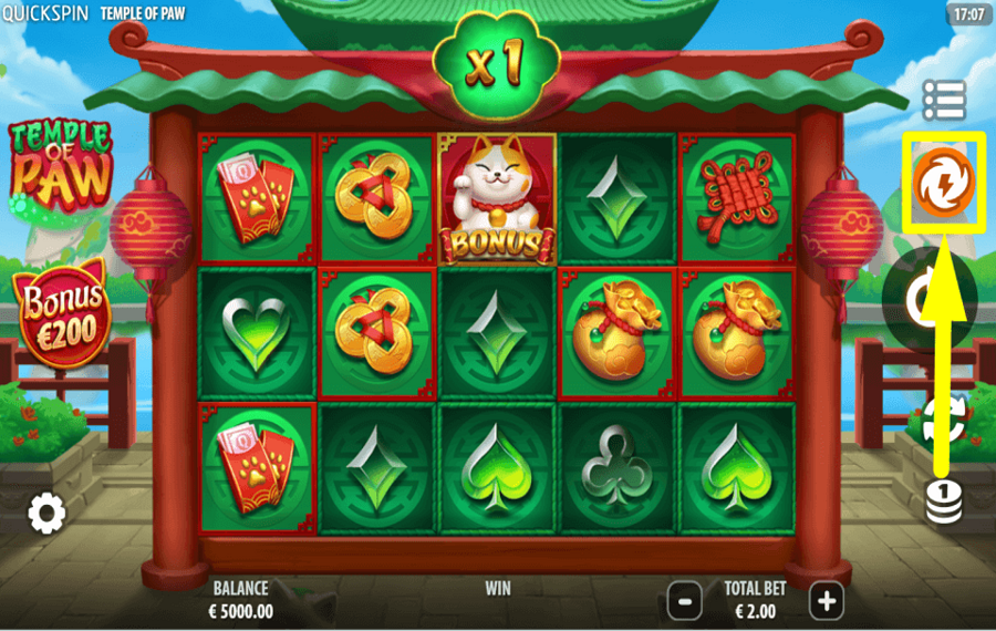 Temple of Paw ATTIVA LA MODALITÀ TURBO.