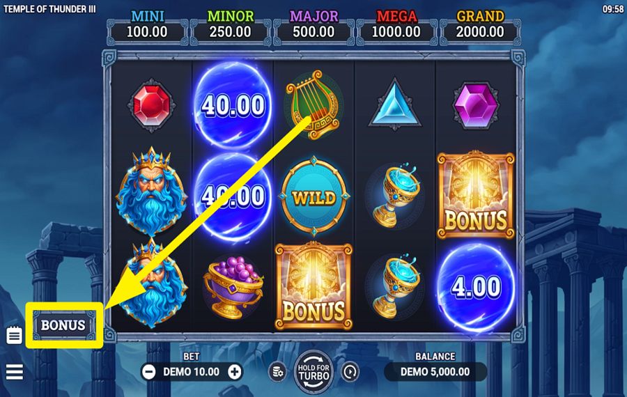 Temple of Thunder III SICHERN SIE SICH EINEN BONUS!