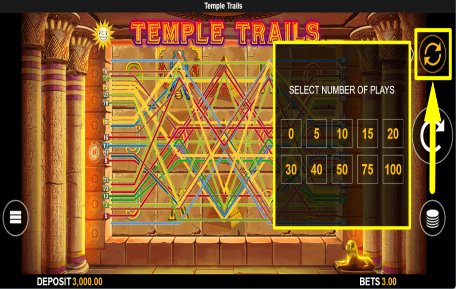 Temple Trails AUTOMATISCH DREHEN.