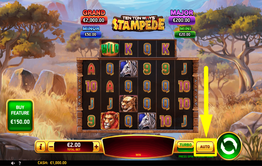 Ten Ton Ways Stampede CONTINUAR AUTOMÁTICAMENTE.