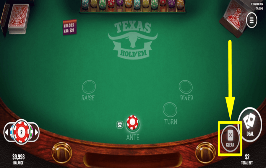 Texas Hold Em RECOMMENCER.